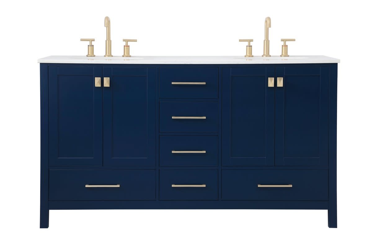 Elegant Lighting VF18860D Irene 60″ – Blue