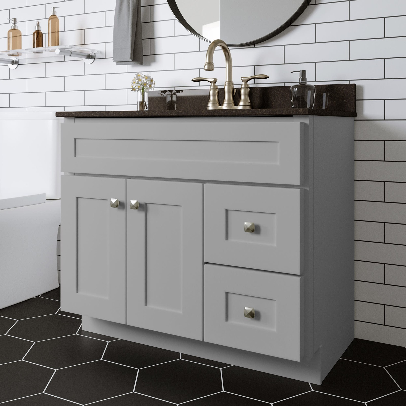 Design House 215749 Brookings 36″ Single – Grey