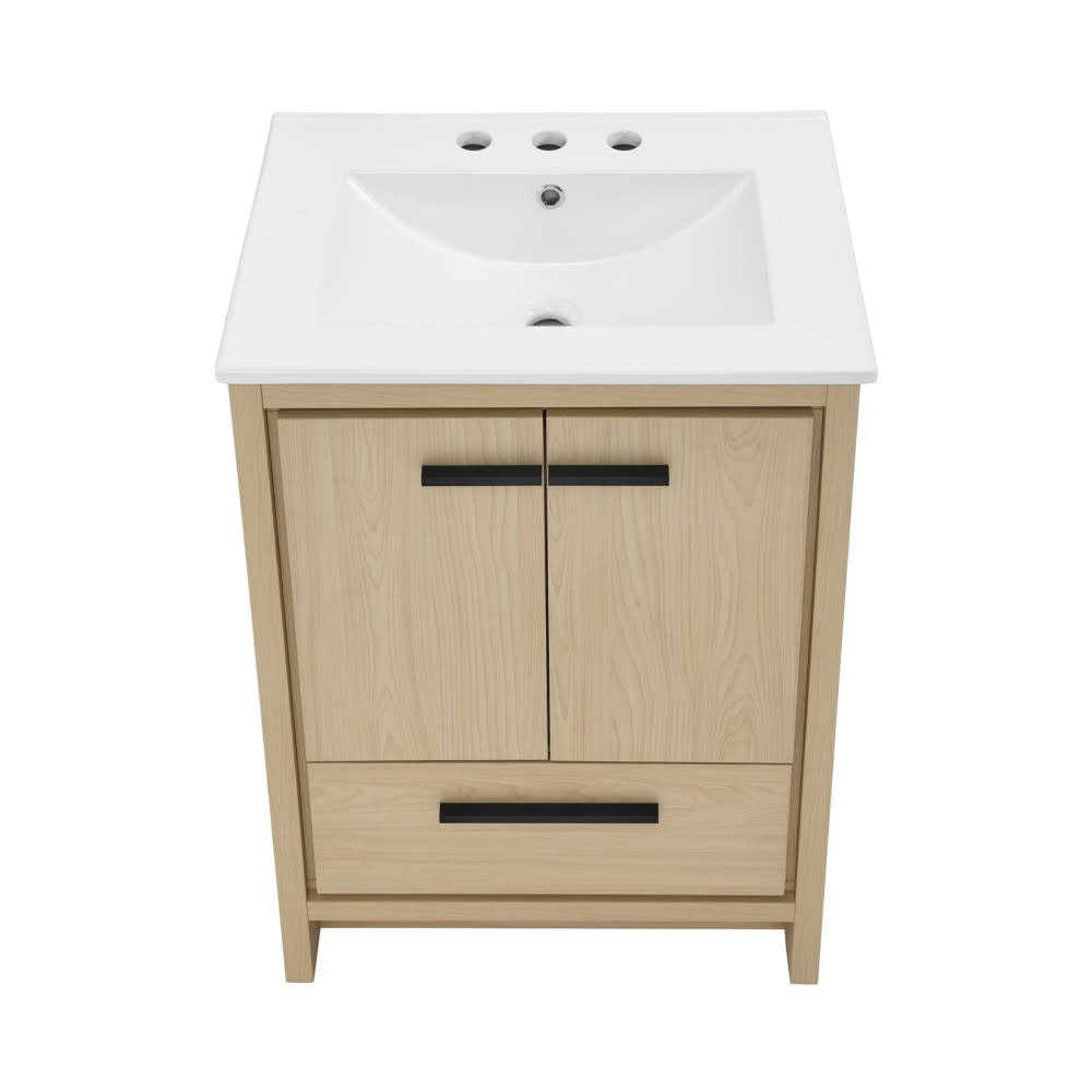 Swiss Madison SM-BV730L-3 Virage 24″ – Natural Oak / Matte Black