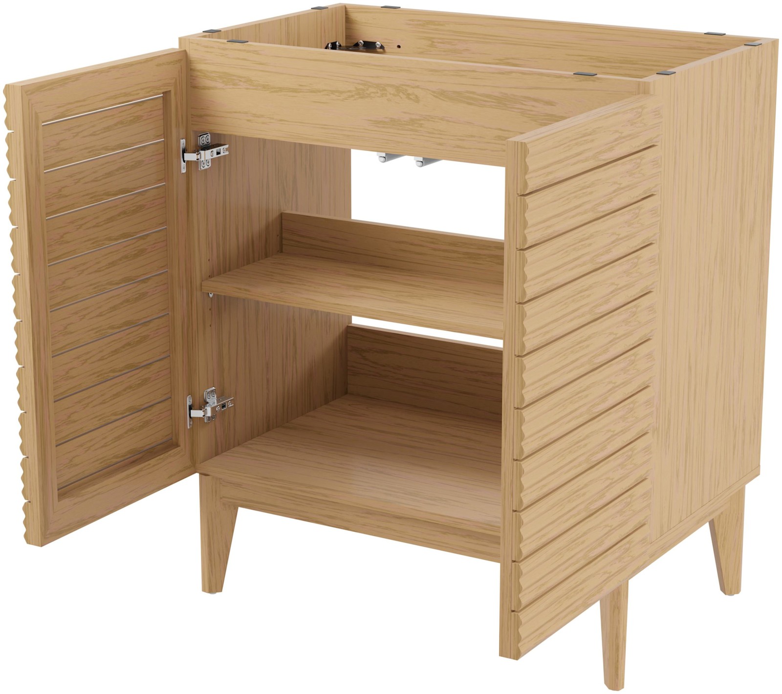 JONATHAN Y Lighting VAN1006 Calandre 30″ Single – Wood