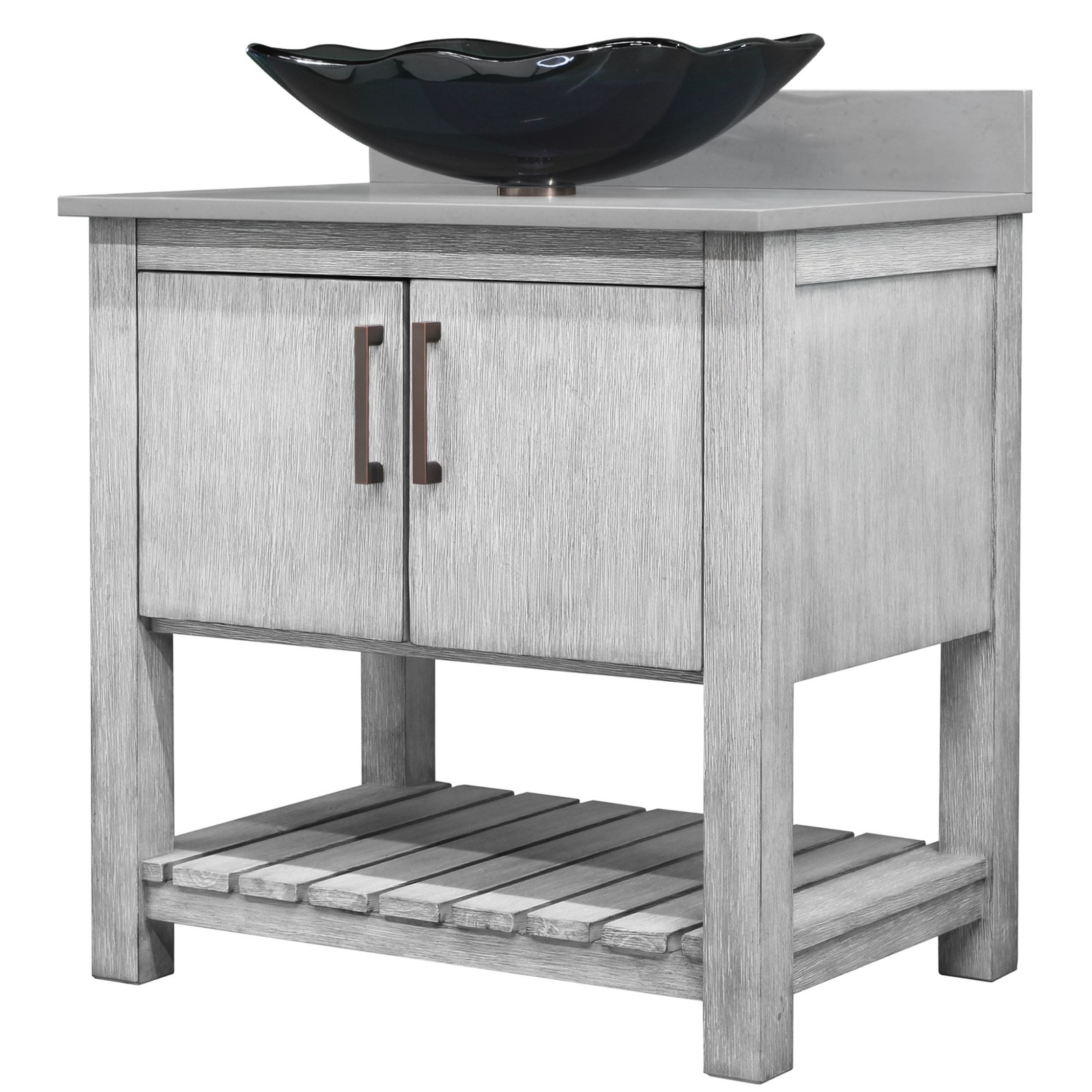 Miseno MV-30SG-NOBV-280-317G-MIR 30″ – Stonewash Grey / Storm Grey Top / Matte