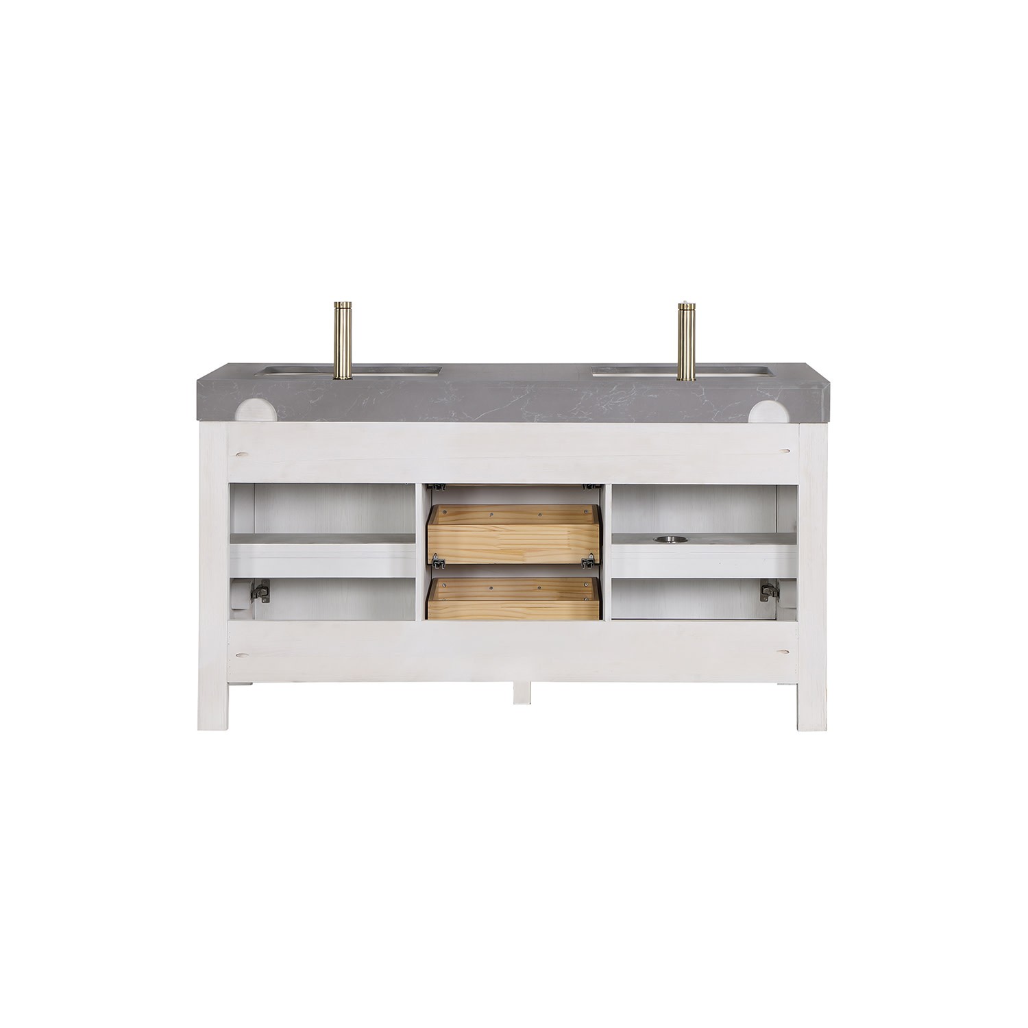 Miseno MV-NM-703860M León 60″ – Fir Wood Brown / Lightning White