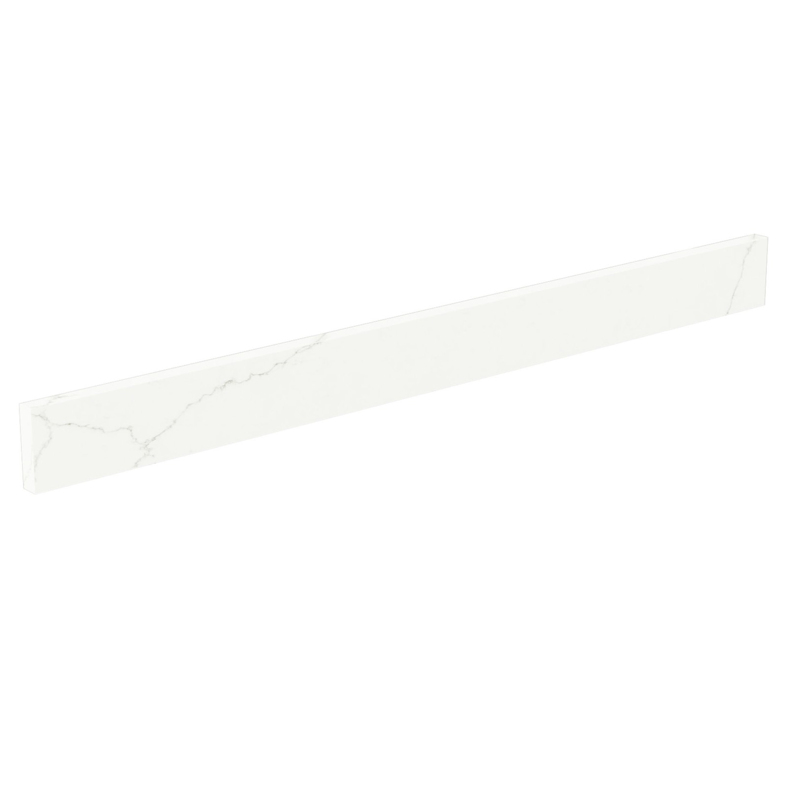 Wyndham Collection WCFVCA136BS 36″ x 3″ Backsplash – Carrara Cultured Marble