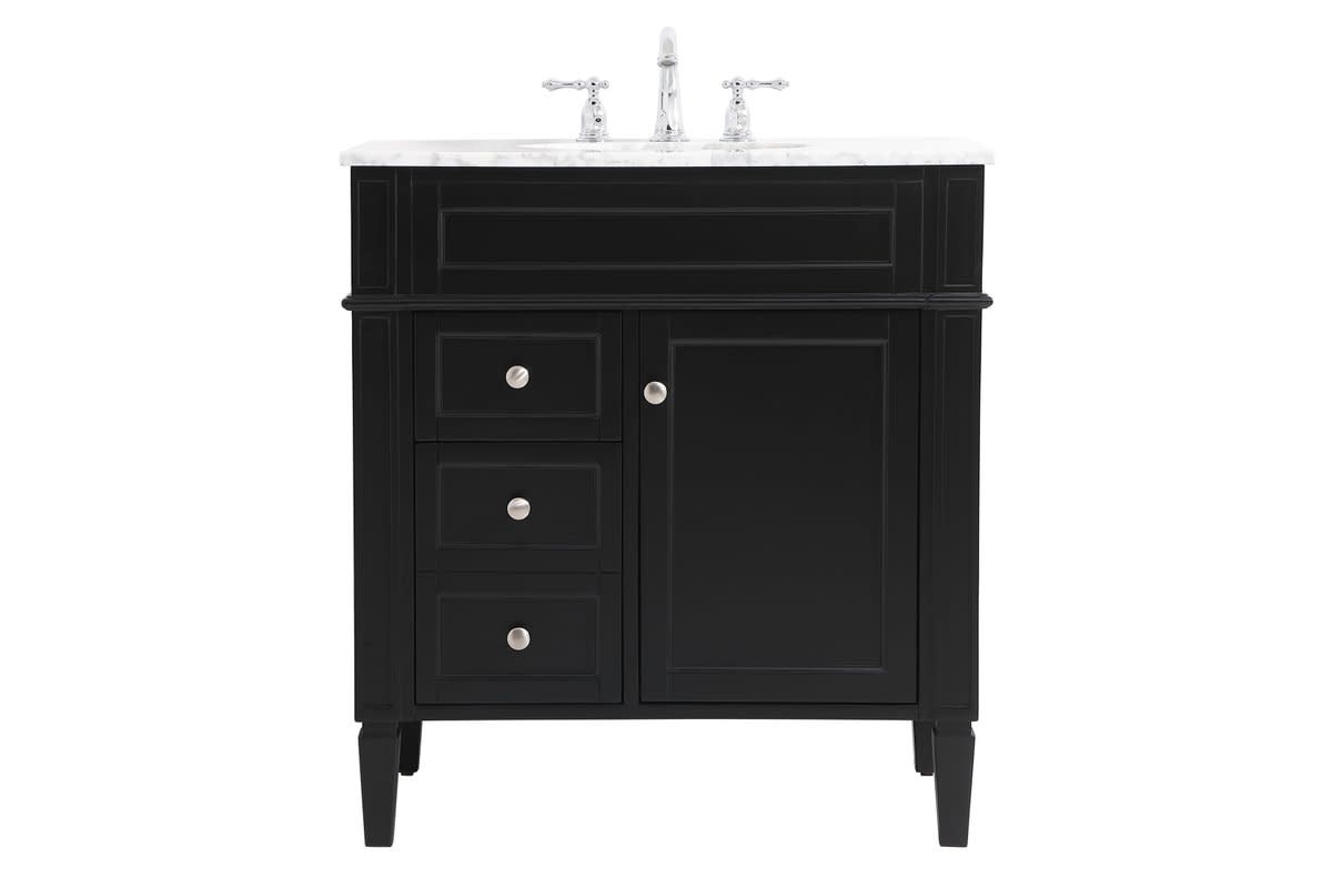 Elegant Lighting VF12532 Park Avenue 32″ – Black