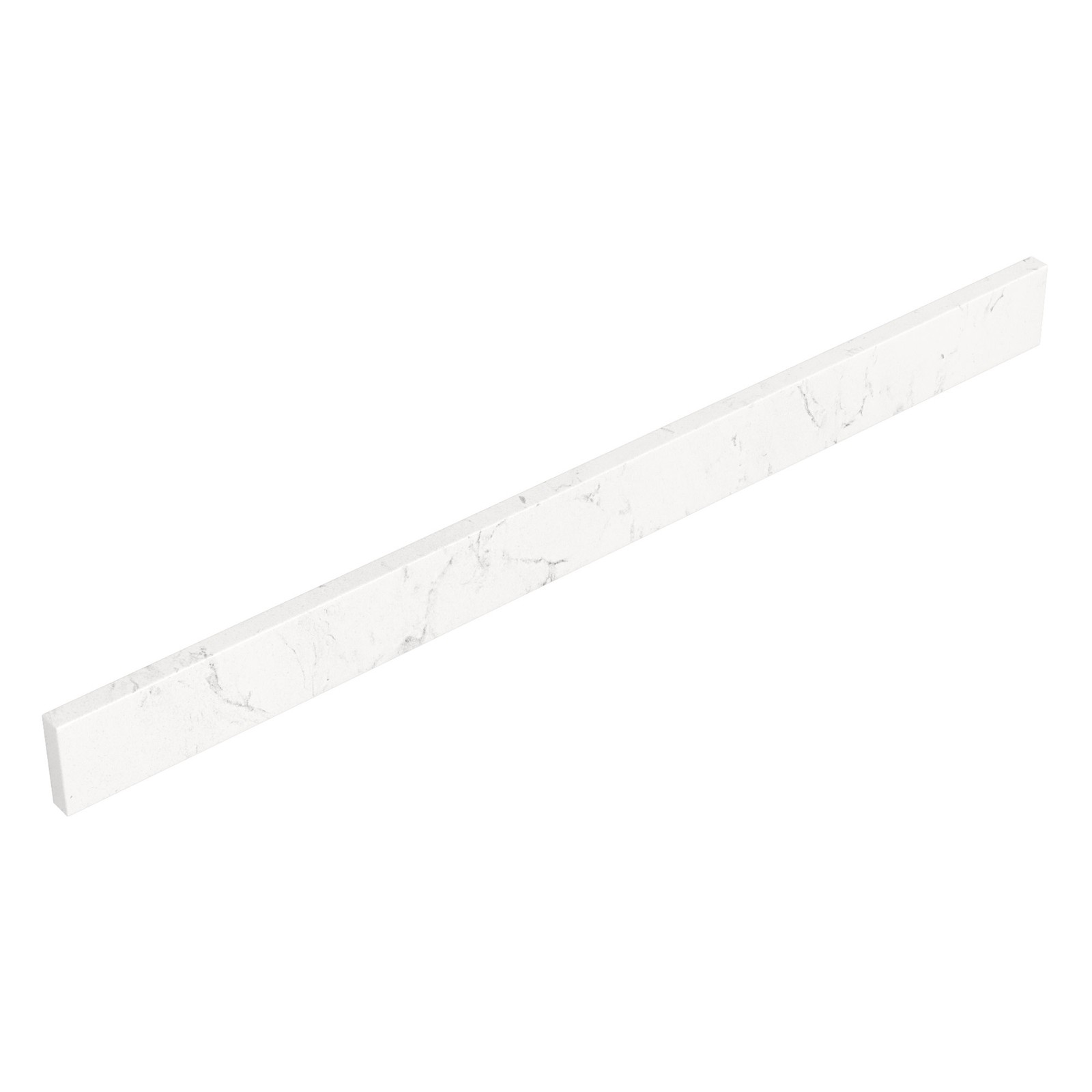 Wyndham Collection WCFVCA136BS 36″ x 3″ Backsplash – Carrara Cultured Marble