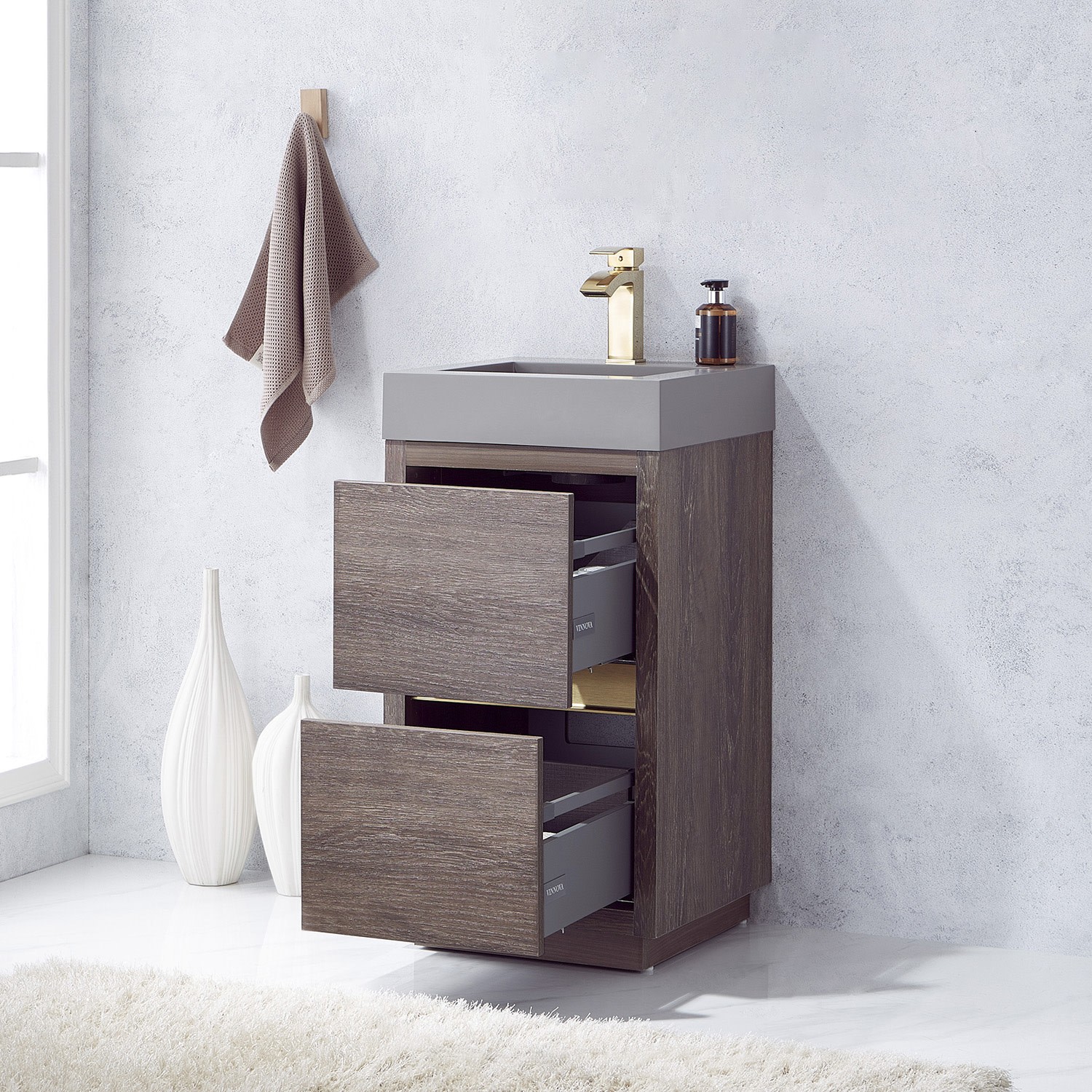 Miseno MV703018-NM Huesca 18″ – North American Oak