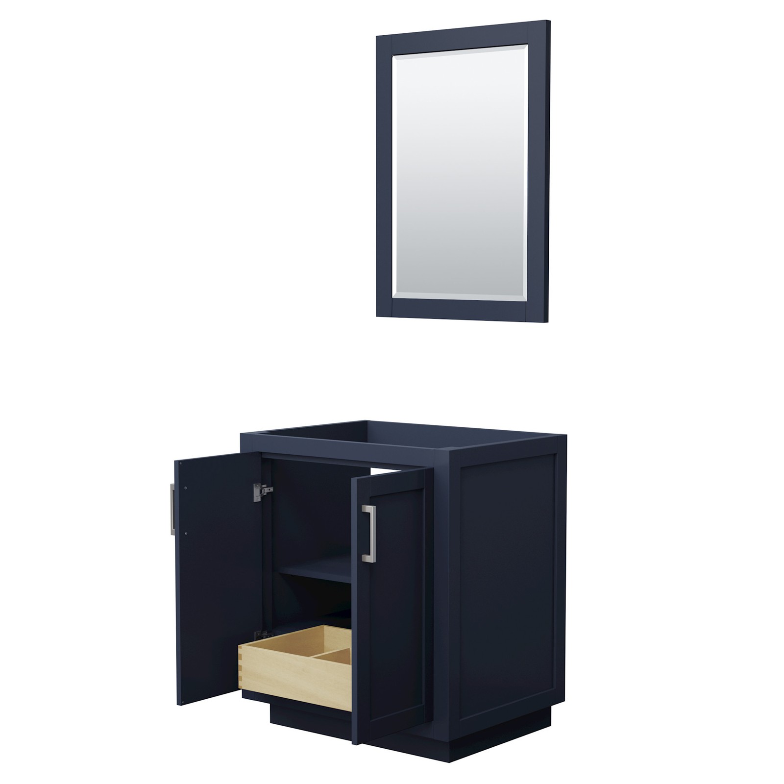Wyndham Collection WCF2929-30S-CX-M24 Miranda 30″ Single – White / Brushed Gold