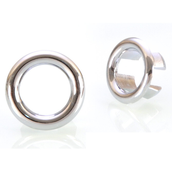 Bathroom Basin Sink Double Ring Hole Overflow Covers Chromed for Ceramic Sinks