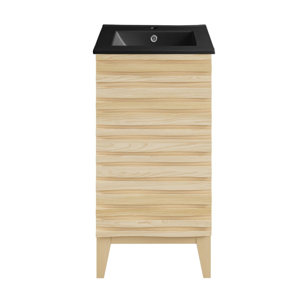 Swiss Madison SM-BV560MB Cascade 18″ – Natural Oak / Matte Black