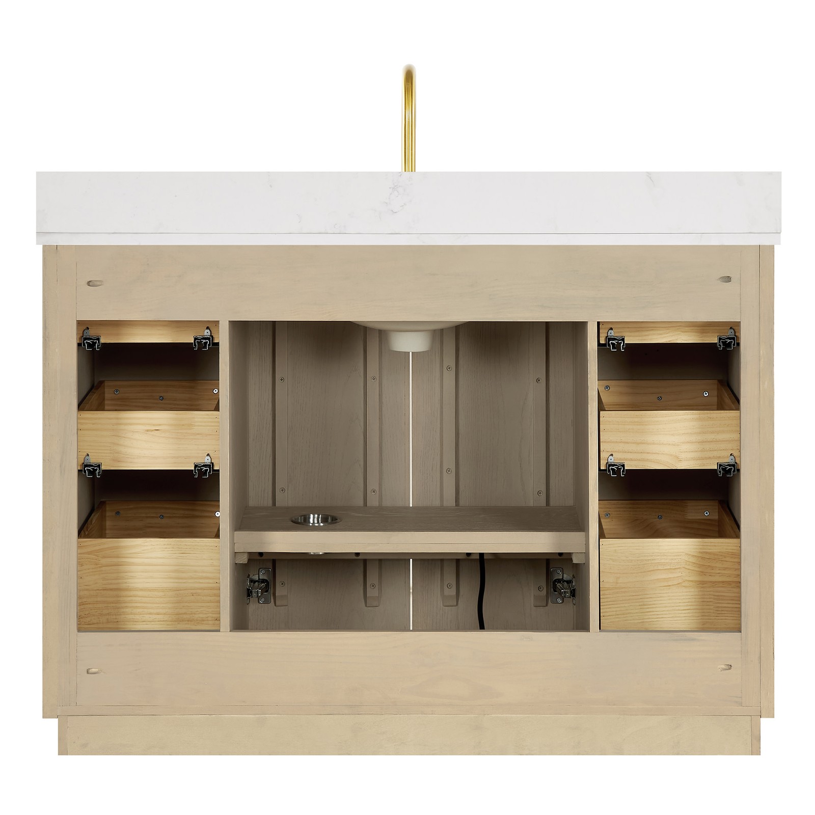Miseno MV-NM-OZA48-WQT Oza 48″ – Aged Natural Oak