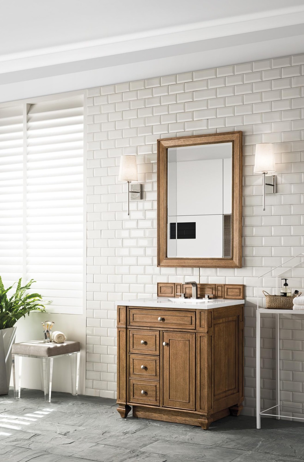 James Martin Vanities 157-V30-WW-3WZ Bristol 30″ Vanity Set*NEW*