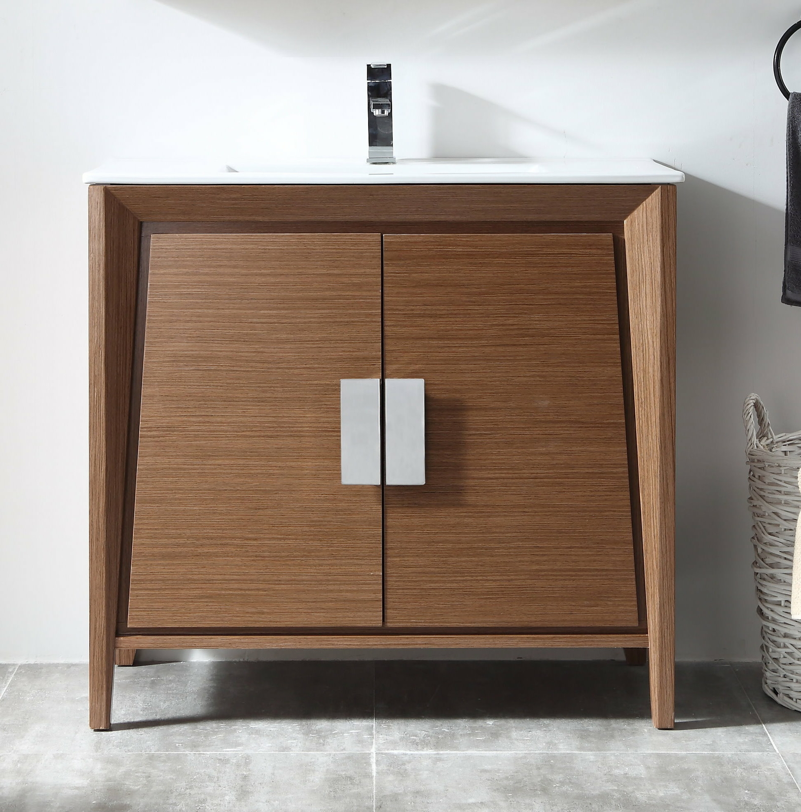 30 inch Larvotto Light Wheat Modern Bathroom Vanity CL-22WV30-ZI