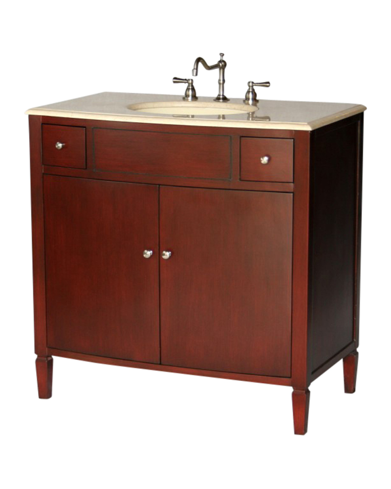 36-Inch Contemporary Style Single Sink Bathroom Vanity Model 2414-F BE