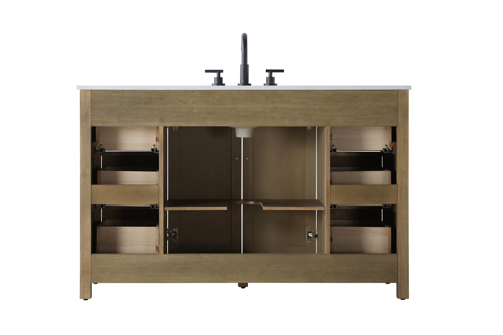 Elegant Lighting VF29554 Alina 54″ – Hazel Oak