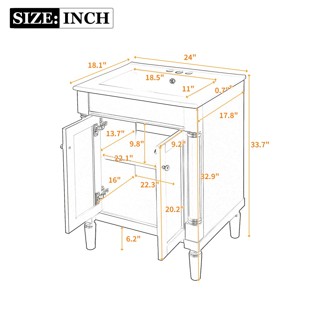 Bathroom Vanity W Top Sink Bathroom Storage Cabinet Single Sink Bathroom Vanity