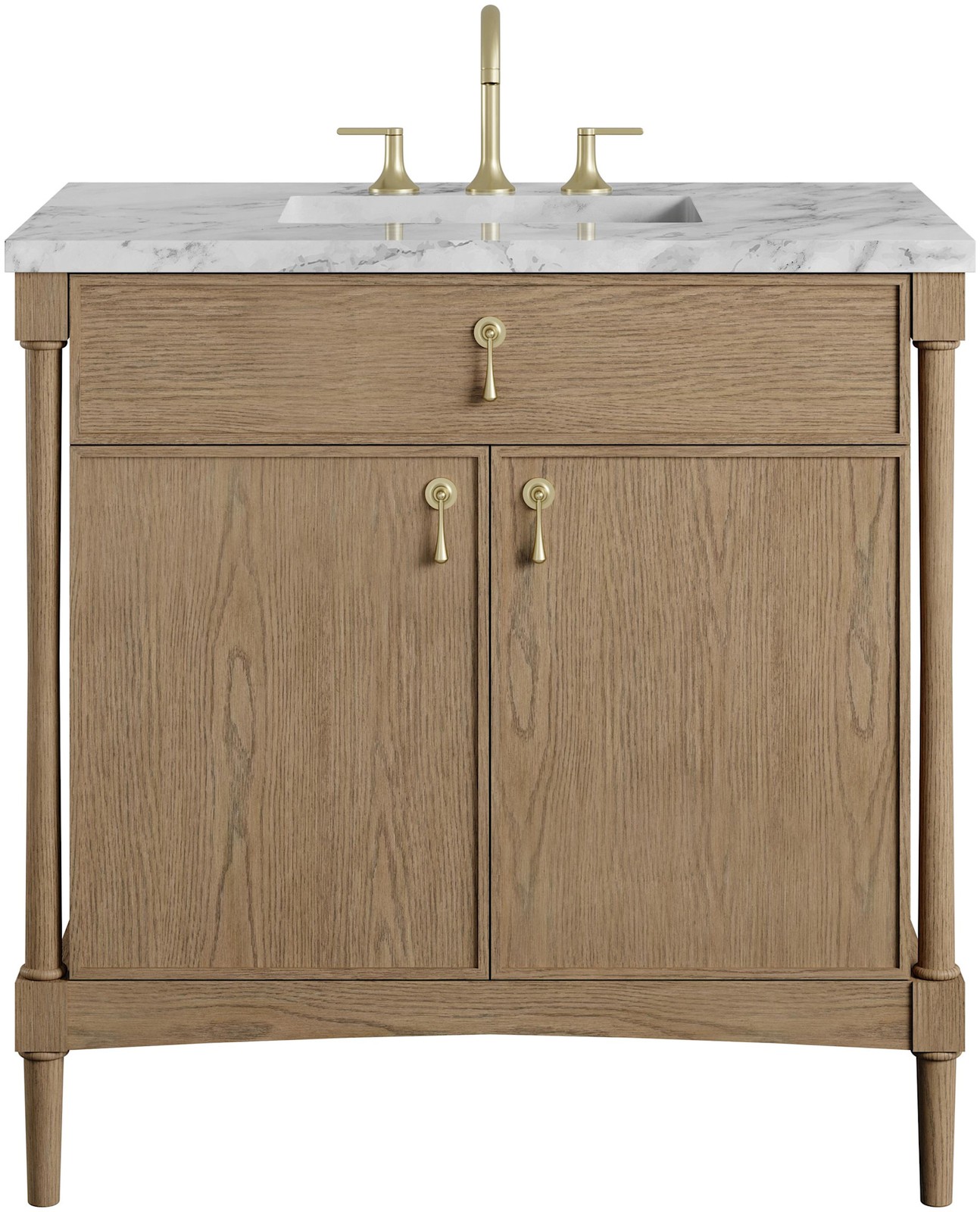 James Martin Vanities D680-V36-3CAR Kinnsden 36″ – Sable Oak
