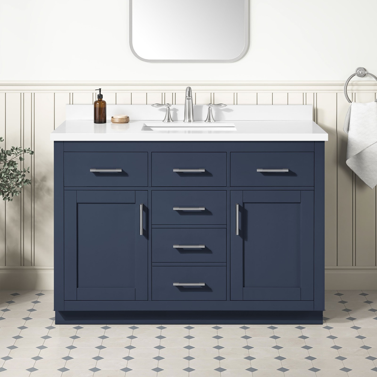 Ove Decors 15VVA-BAI348 Bailey 48″ – Blue