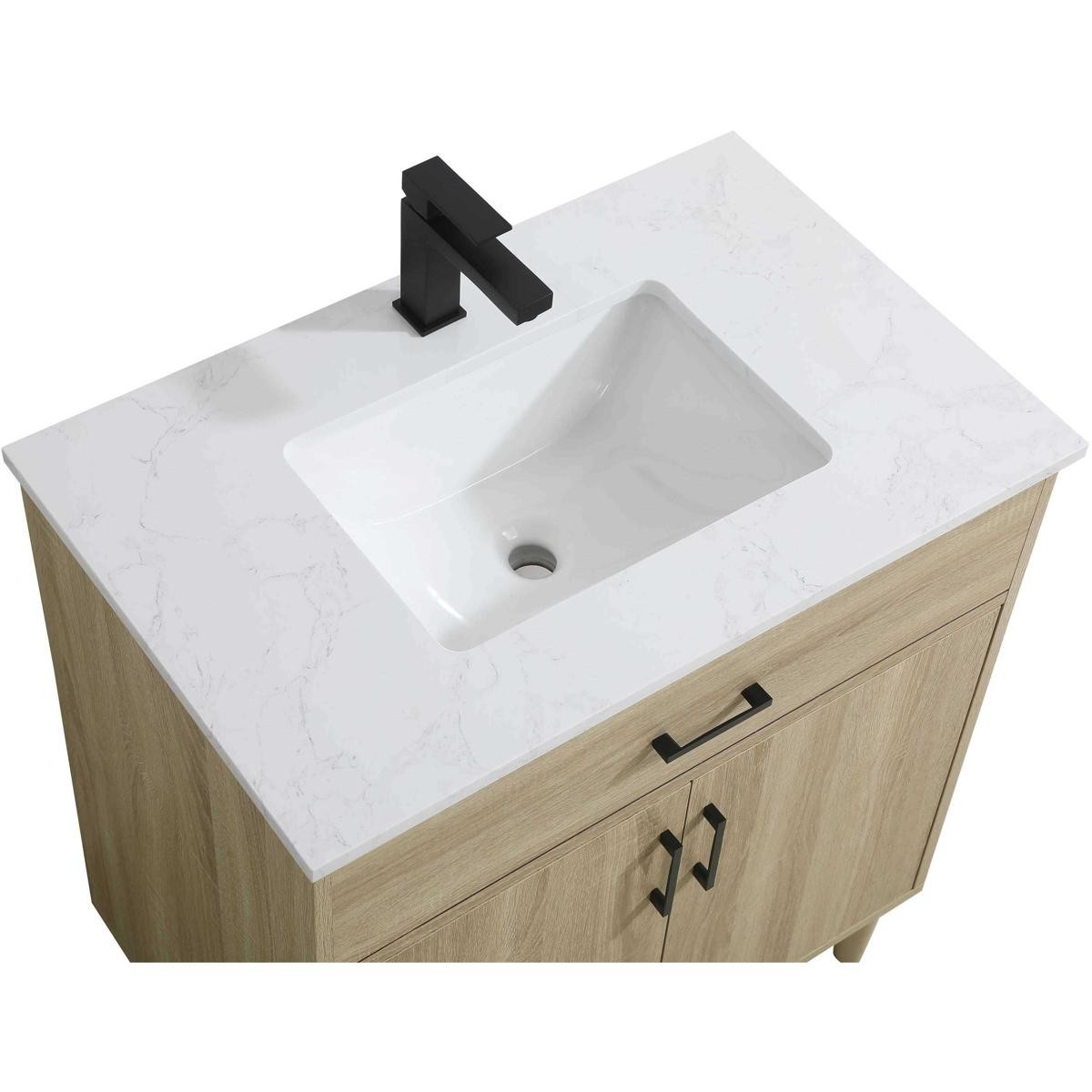 Elegant Lighting VF25030MW Chandler Vanity Mango Wood