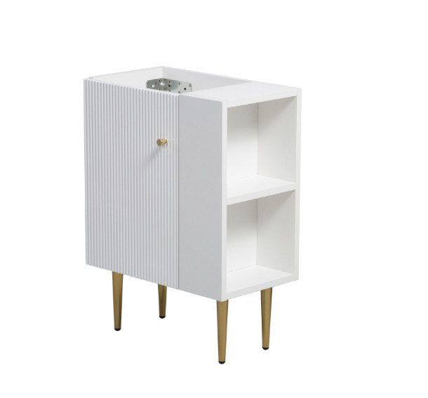 21.6″ Vanity Base Only – Open Shelf on the Right – White (24V06-21WHR)