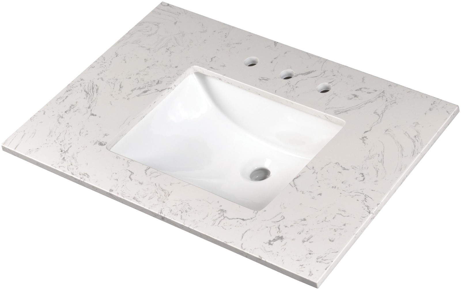 Ackland AKFVNEM37X22P-SB LustreLine 37 in. x 22 in. Integrated – Cristal Blanche