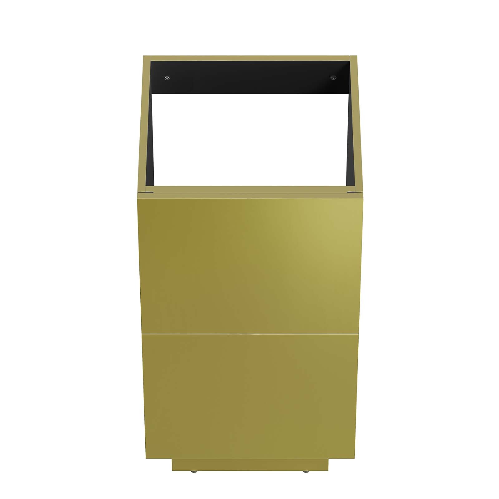 Modway Quantum 18″ Bathroom Vanity in Black Gold