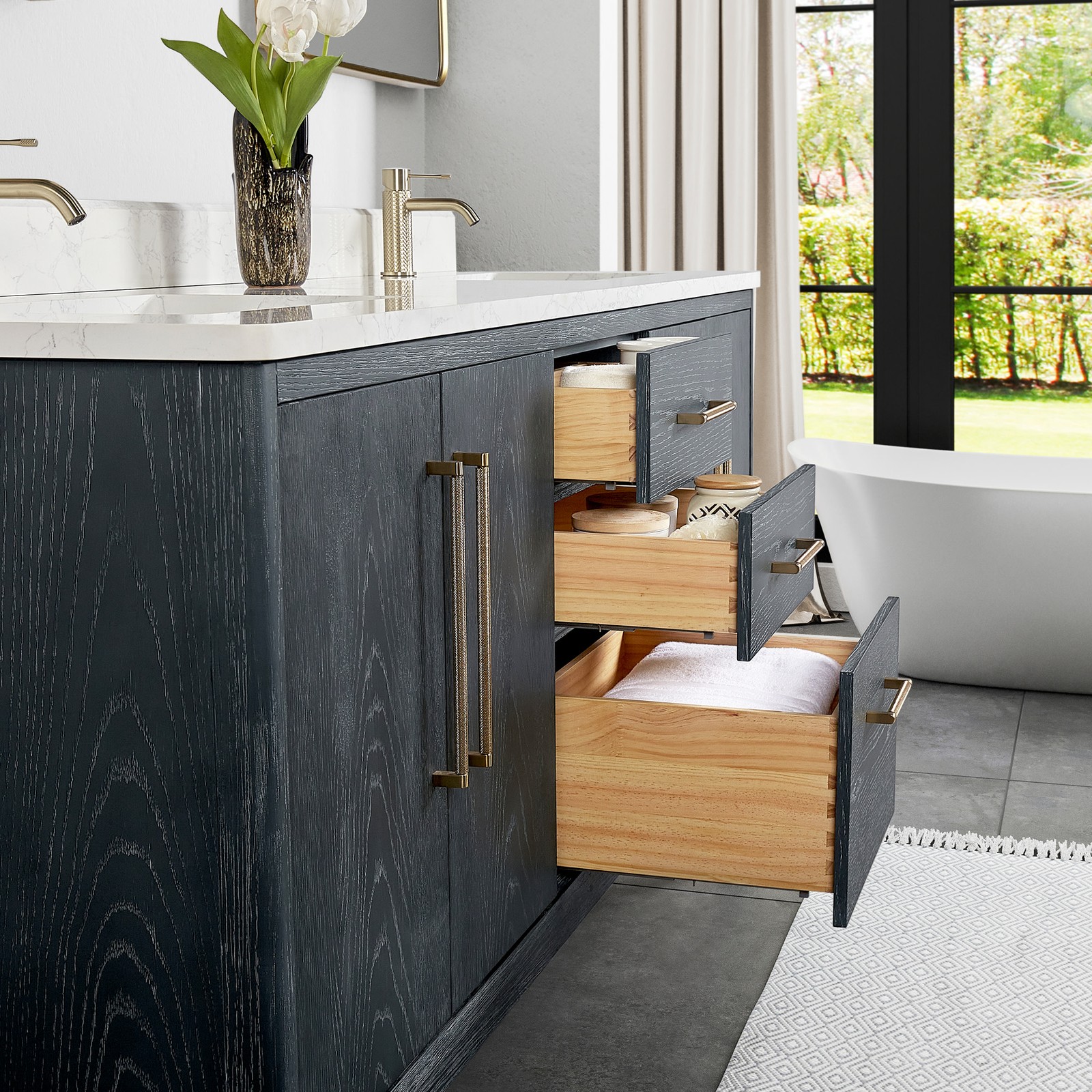 Miseno MV-NM-GARA72-GWT Gara 72″ – Washed Ash Grey