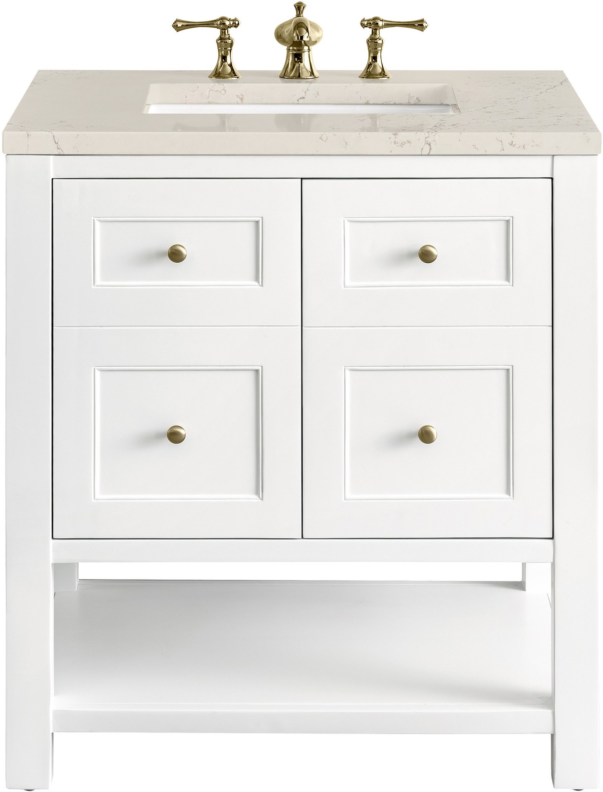 James Martin Vanities 330-V30-3SFR Breckenridge 30″ – White