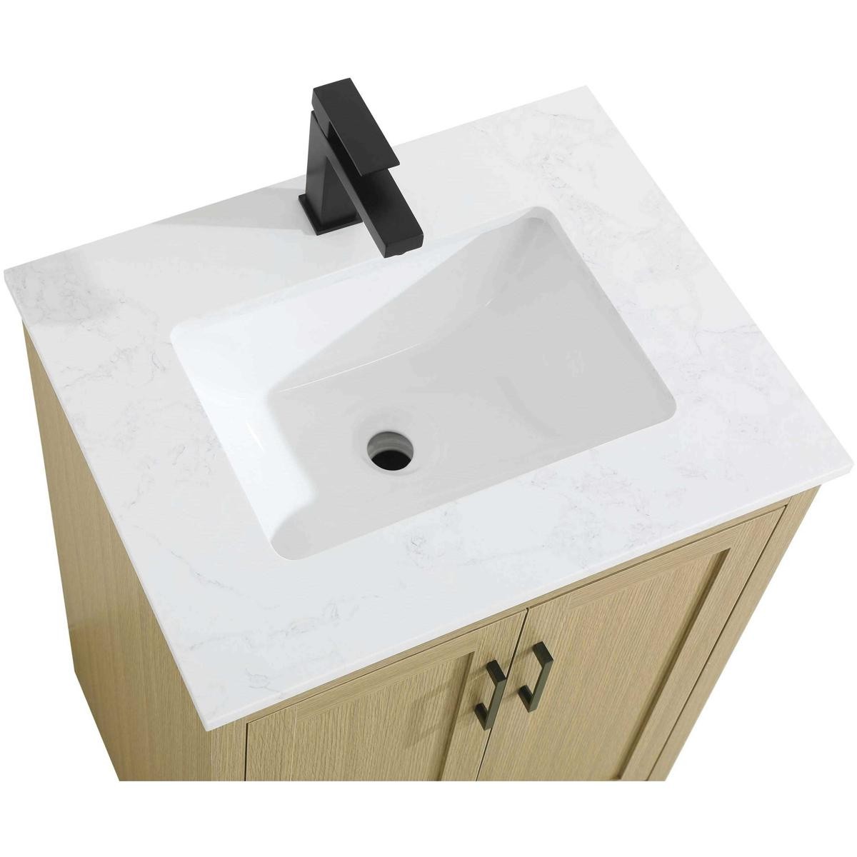 Elegant Lighting VF25124MHB Finnley Vanity Honey Brown
