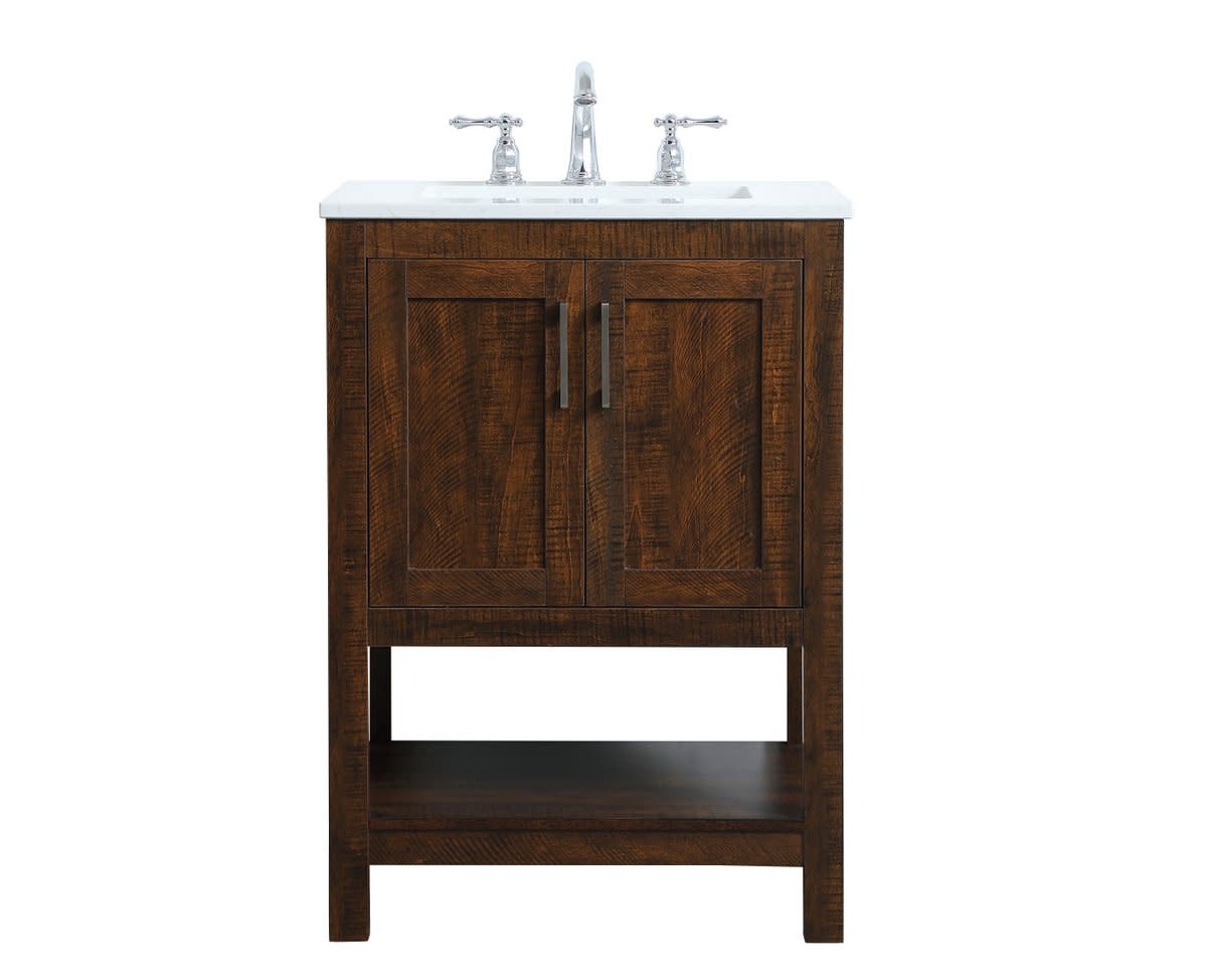 Elegant Lighting VF16024 Audy 24″ – Brown