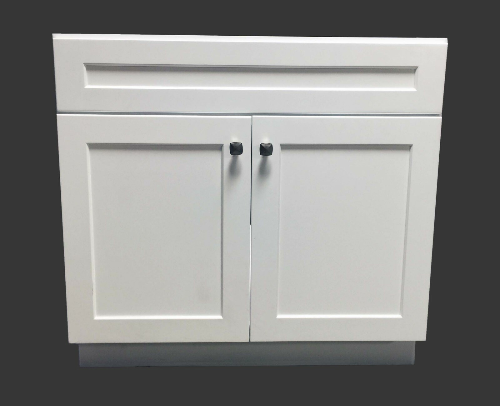24″ W x 21″ D New White Shaker Single-sink Bathroom Vanity Base Cabinet WS-V2421