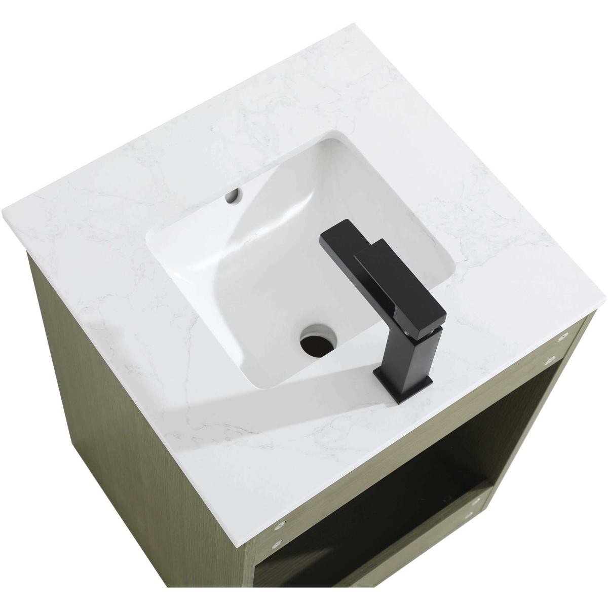 Elegant Lighting VF25020MCB Chandler Vanity Chestnut Brown