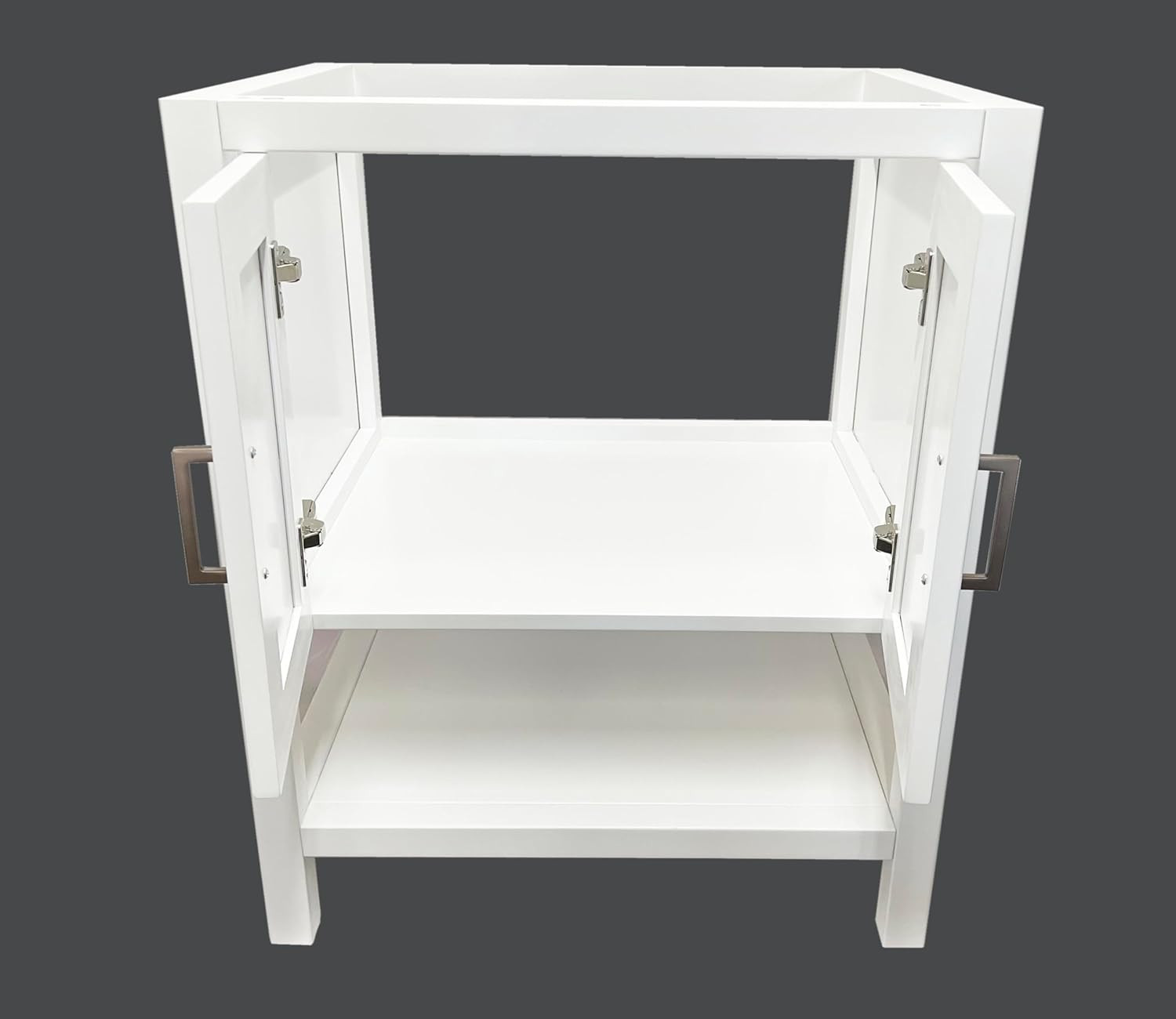 36″ White Shaker Single-Sink Bathroom Vanity Base Cabinet – Modern Design