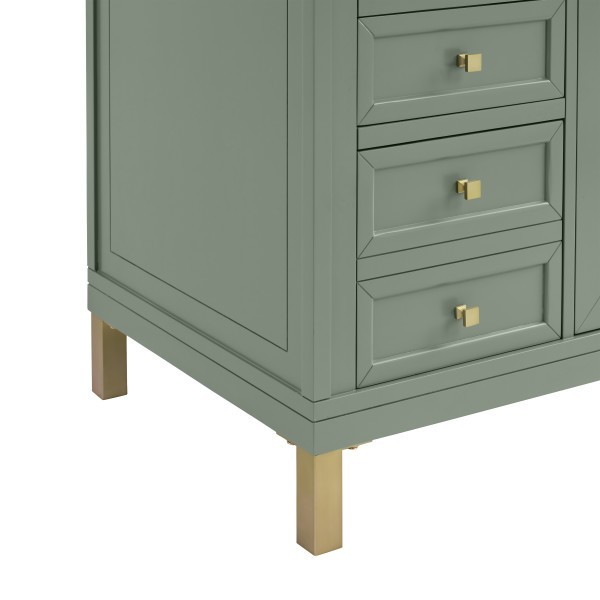 60″ James Martin Chicago 503-V60S-SC-3CSP Vanity Cabinet Charcoal Soapstone Top