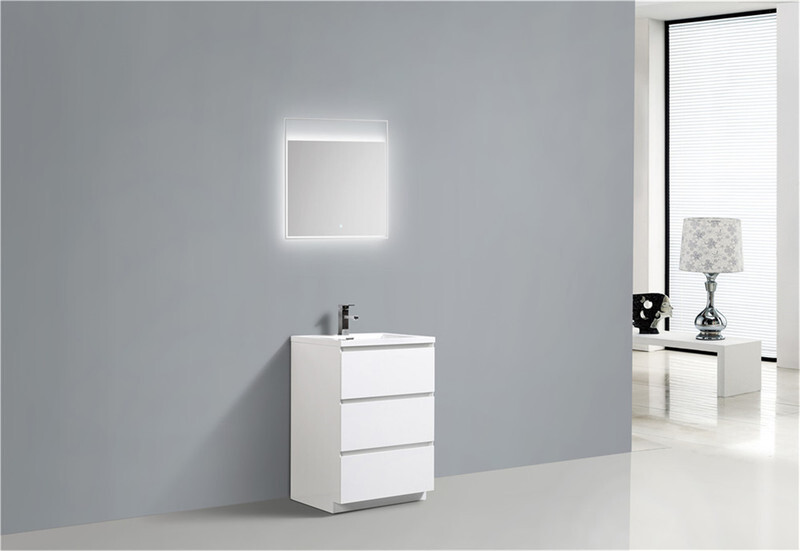 ANGELES 24″ FREESTANDING BATH VANITY WITH REINFORCED ACRYLIC SINK