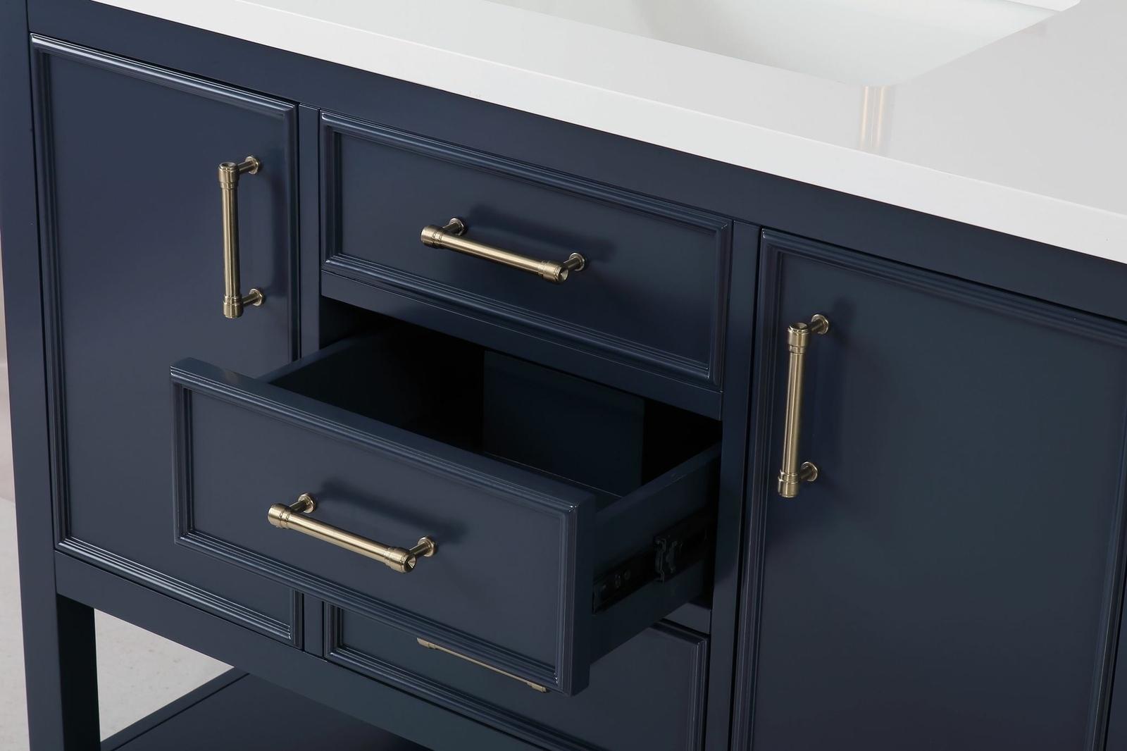 42 inch Navy Blue Color Finish Single Sink Bathroom Vanity – Felton 7220NB