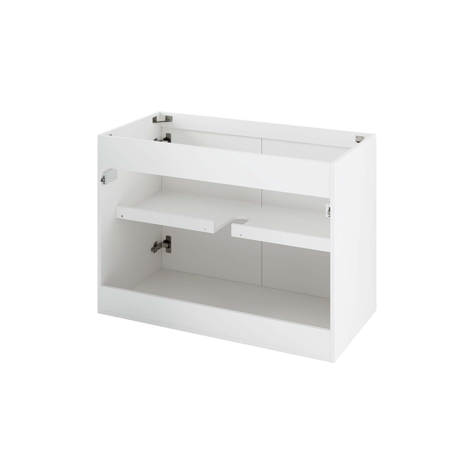 Modway Vitality 36″ Wall-Mount Bathroom Vanity in White