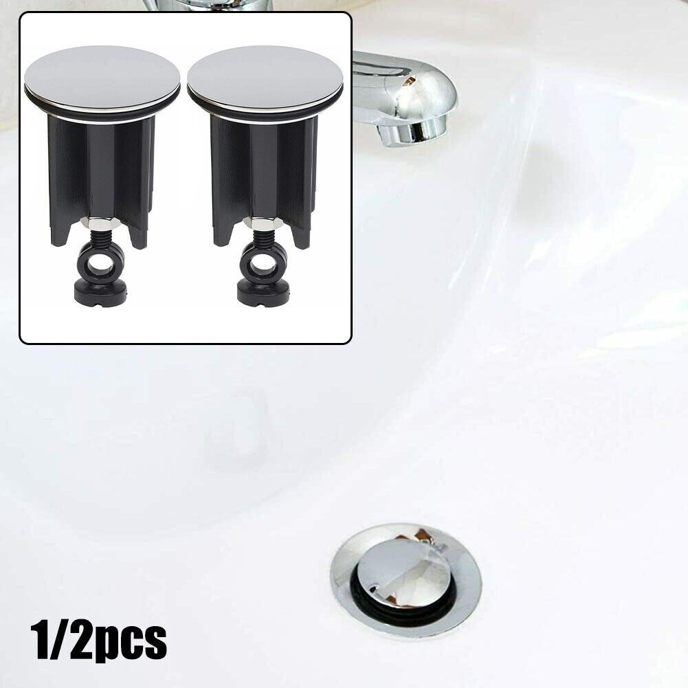 Wash Basin Plug Universal Sink Bathroom 40mm Pop-Up Plug Replacement