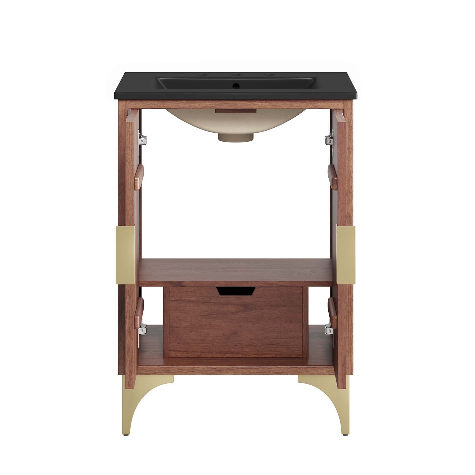 Modway Daylight 24″ Bathroom Vanity in Black Walnut