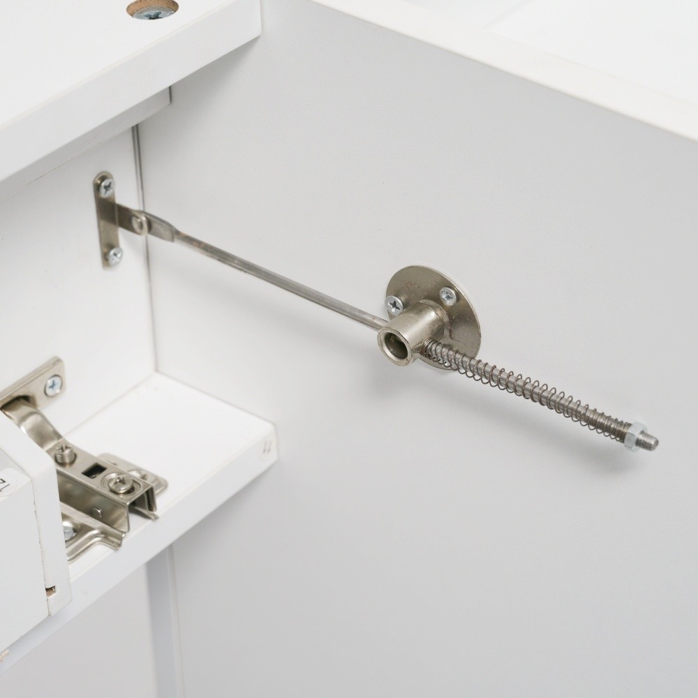 60 Inch Bathroom Vanity with SMC Sink, Modern Spacious Bathroom Storage Cabinet