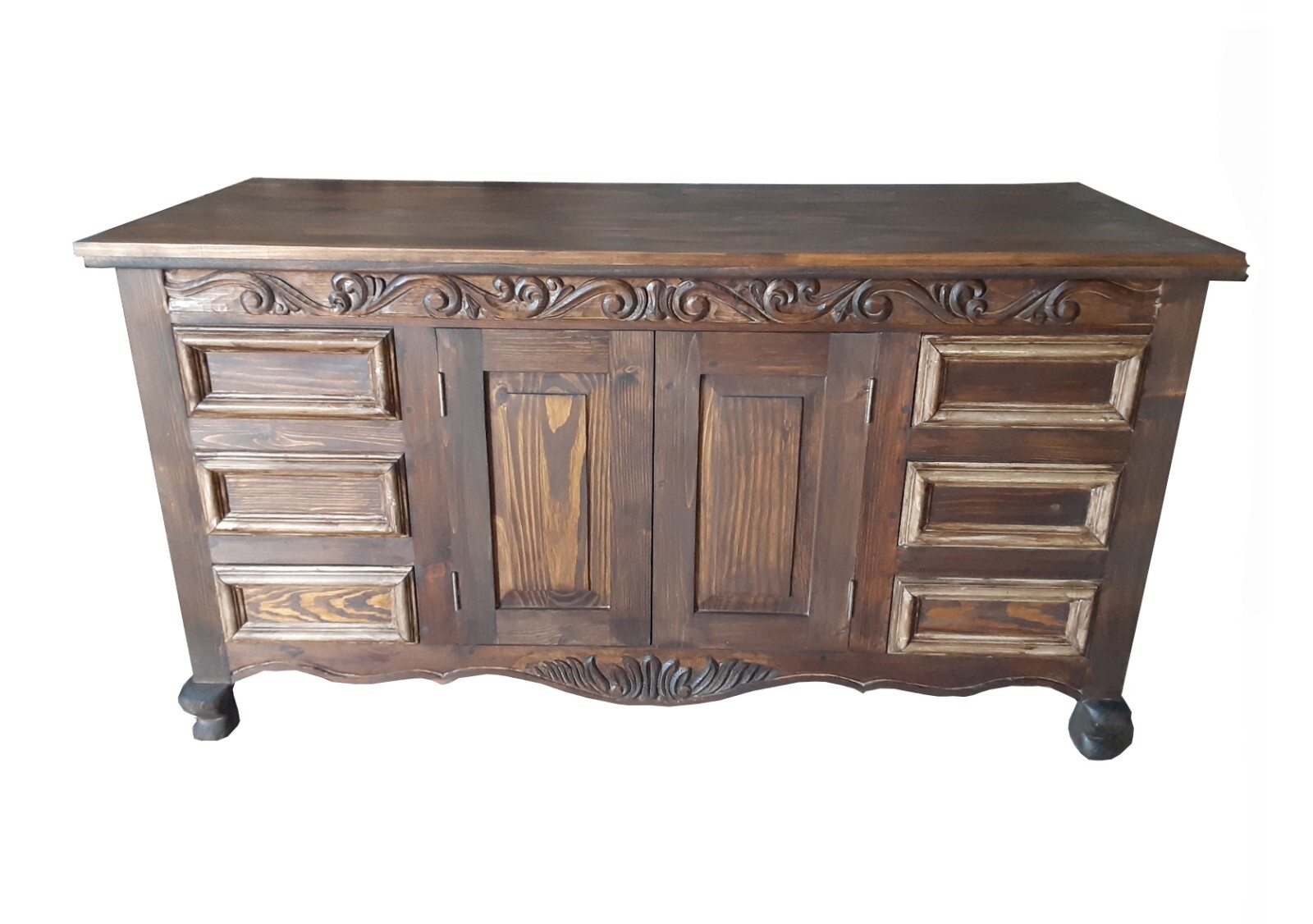 Robert Alexander Rustic Vintage Style Bathroom Vanity Furniture