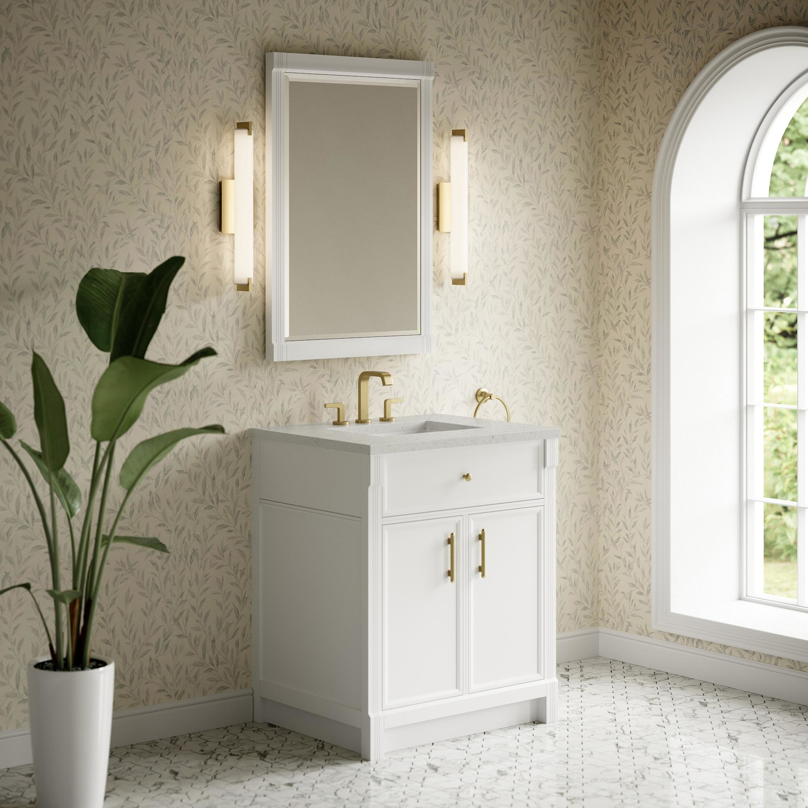 James Martin Vanities 660-V30-3LDL Bellshire 30″ – White