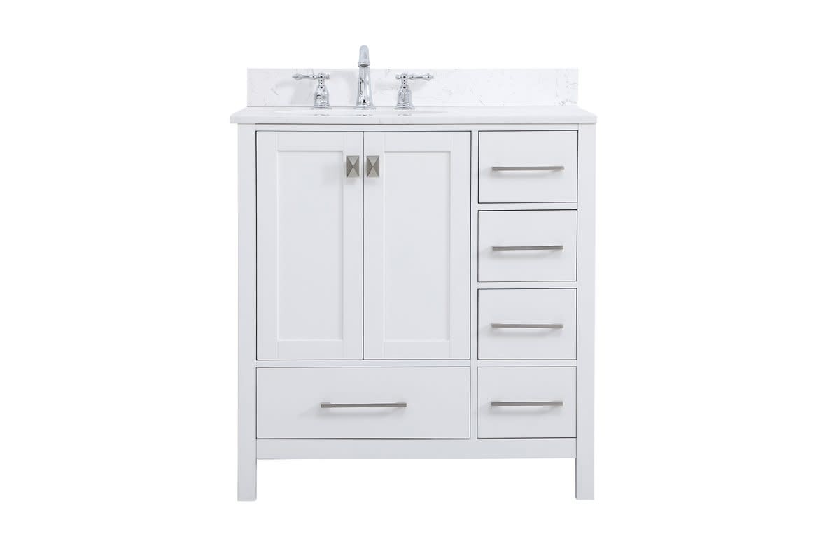 Elegant Lighting VF18832-BS Irene 32″ – Grey