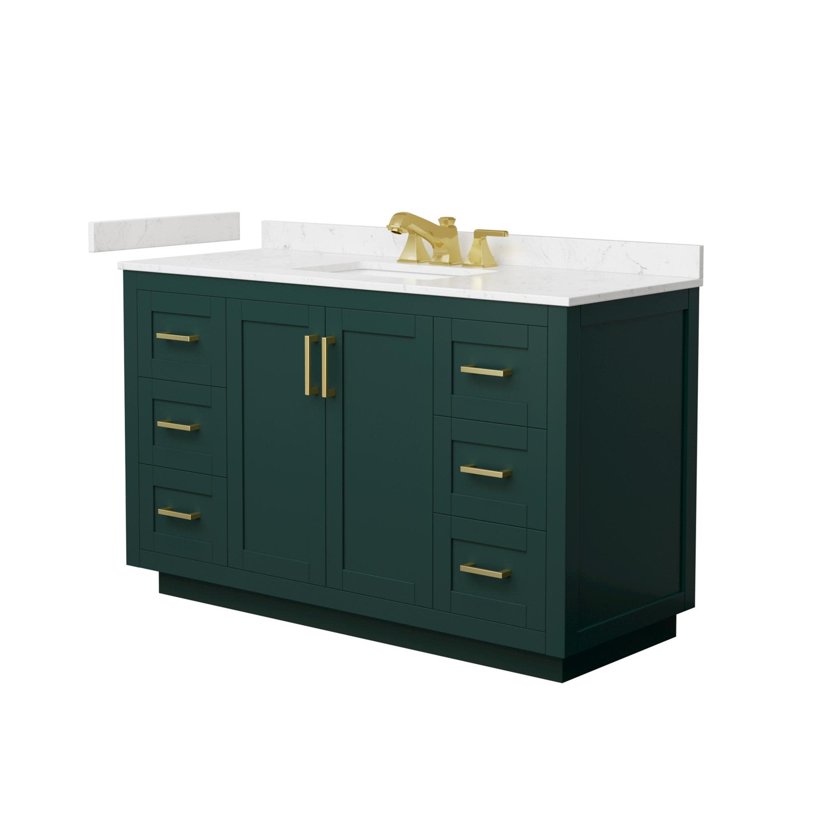 Wyndham Collection WCF2929-54S-VCA-US3MXX Miranda 54″ – Green / Carrara Cultured