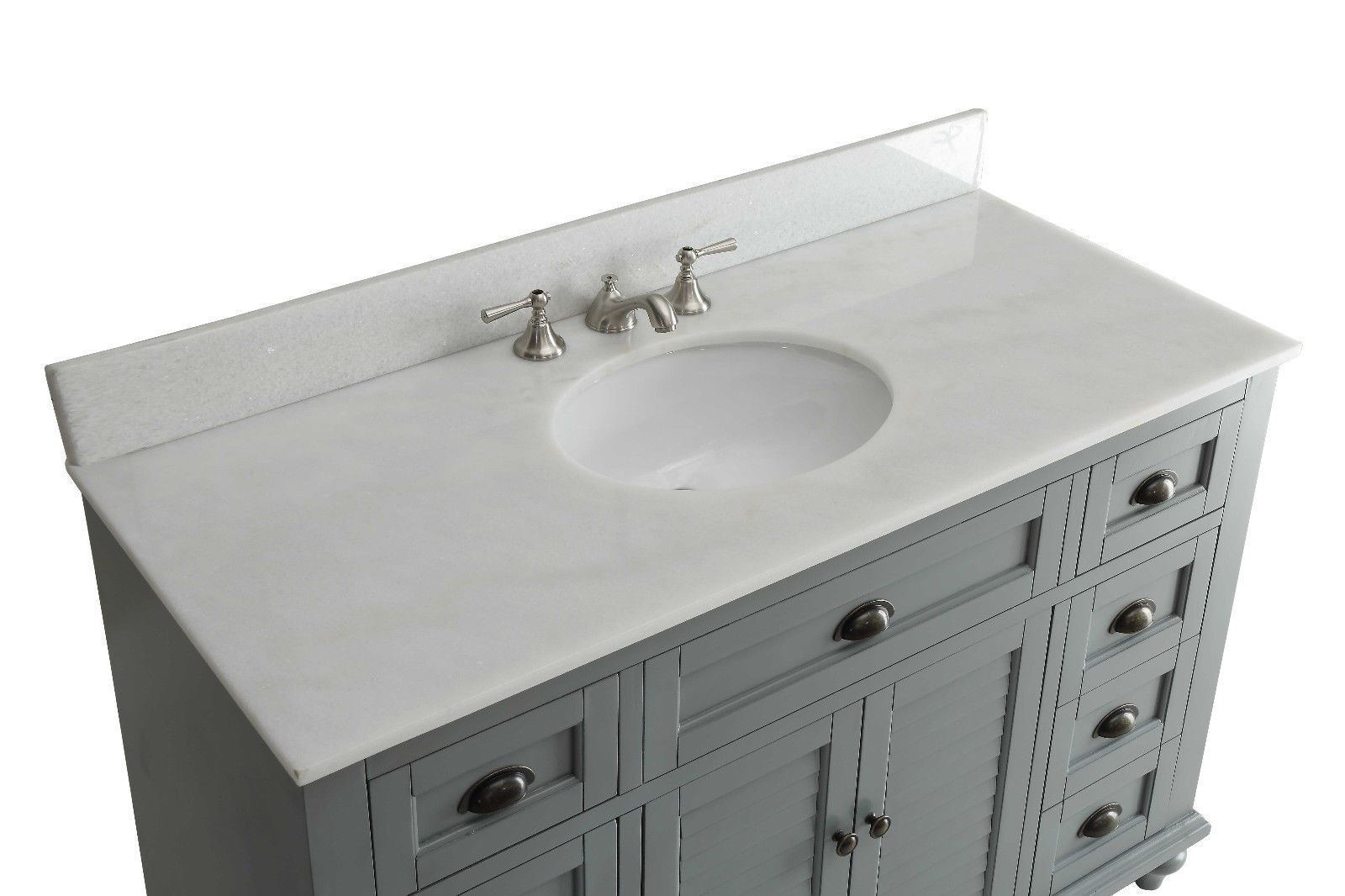 49″ Benton Collectiion Cottage Style, Grey Glennville Bathroom Vanity – 28329CK