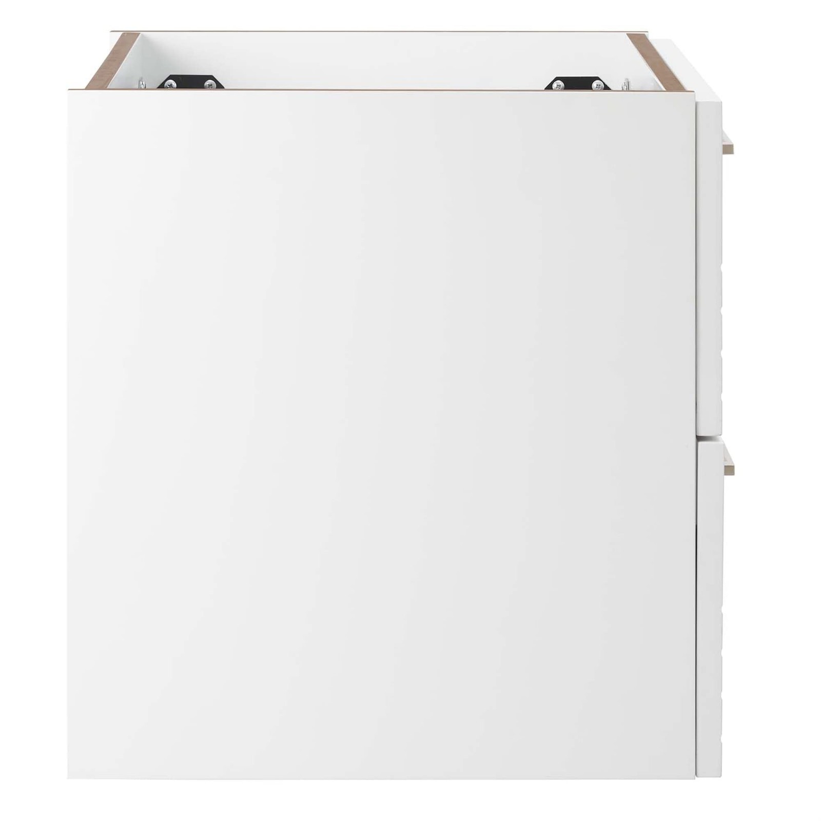 Modway Daybreak 23.5″ Particleboard MDF Wood Wall-Mount Bathroom Vanity in White