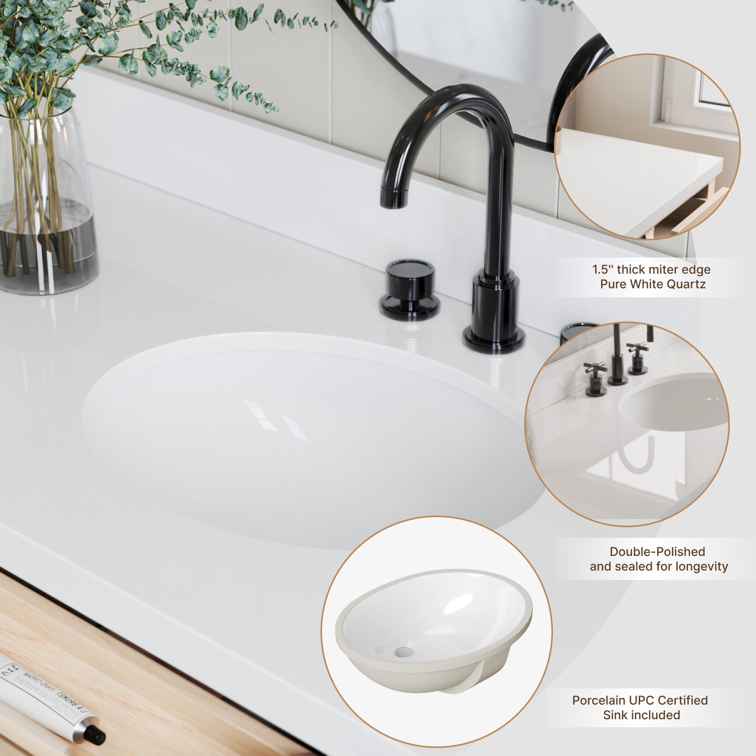 Ariel B49WQOVO Monroe 48″ – White