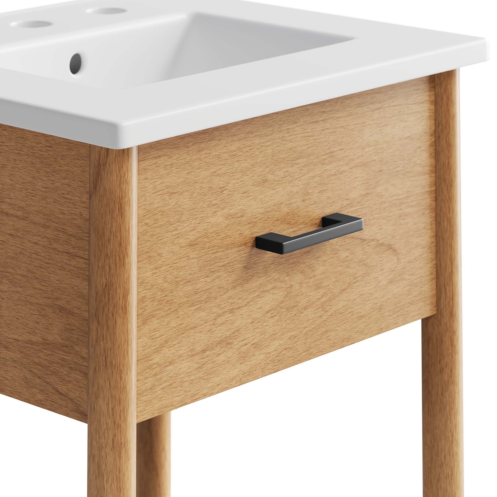 Zaire 18″ Bathroom Vanity in Natural White