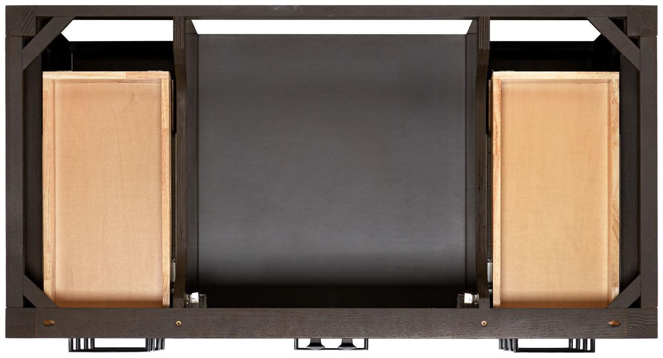 Ariel A042S-BC Cambridge 42″ Single – Brown Oak / Satin Brass Hardware