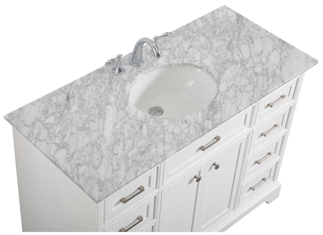 Elegant Lighting VF15048WH Americana 48″ – Natural Wood