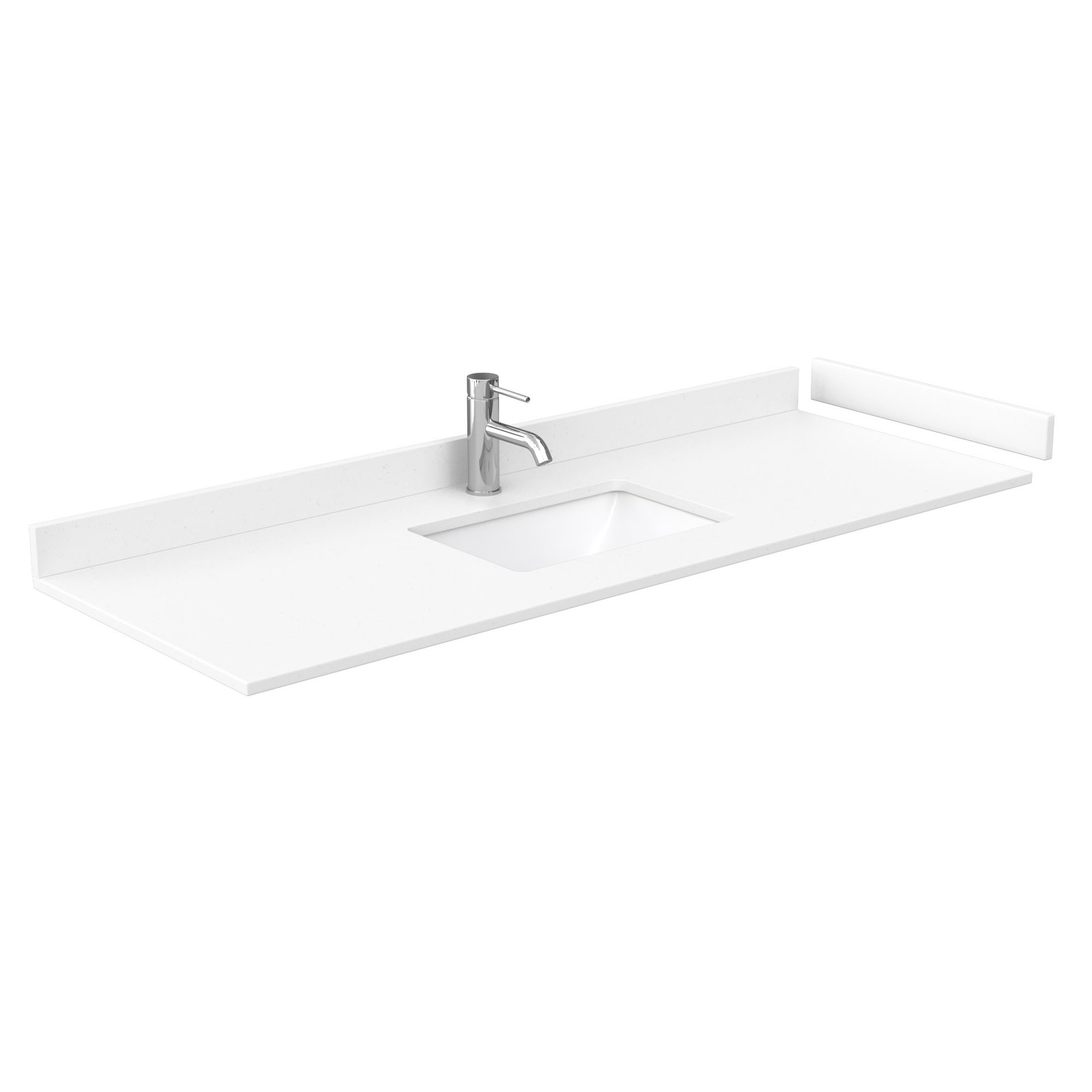 Wyndham Collection WCS141460S-VCA-MXX Sheffield 60″ – White / Carrara Cultured